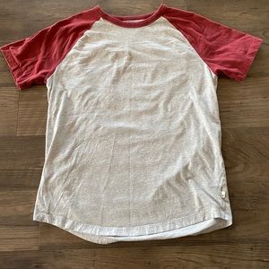 Red and white American eagle shirt